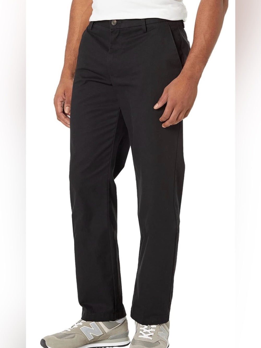 Amazon Essentials Men's Black Chino Pants 31x32